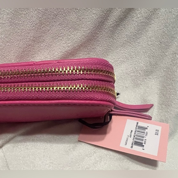 Juicy Couture COLORFUL LOVE MED DOUBLE ZIP AROUND wallet NWT - Picture 8 of 8